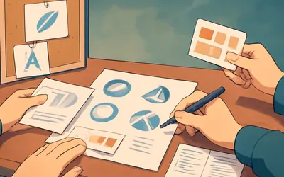 Tam - Designs your logo plus a matching color and font guide