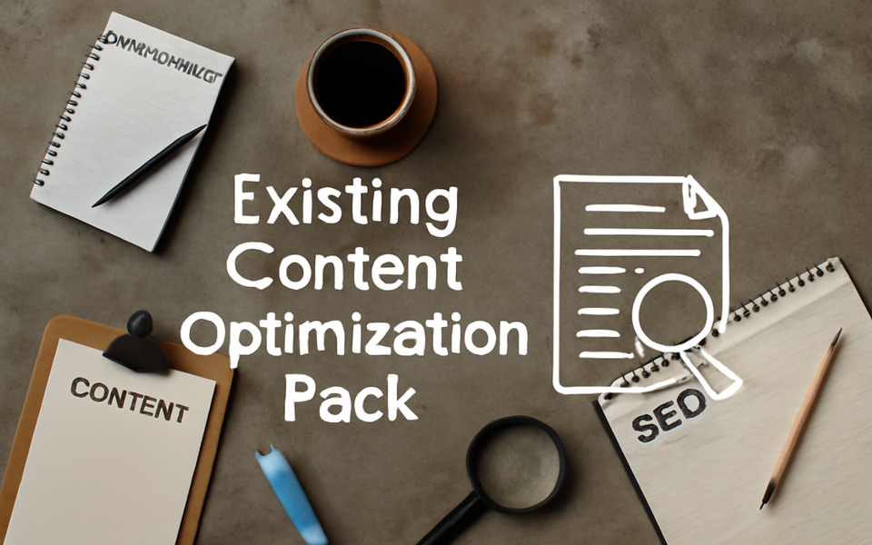 Existing Content Optimization Pack - promo