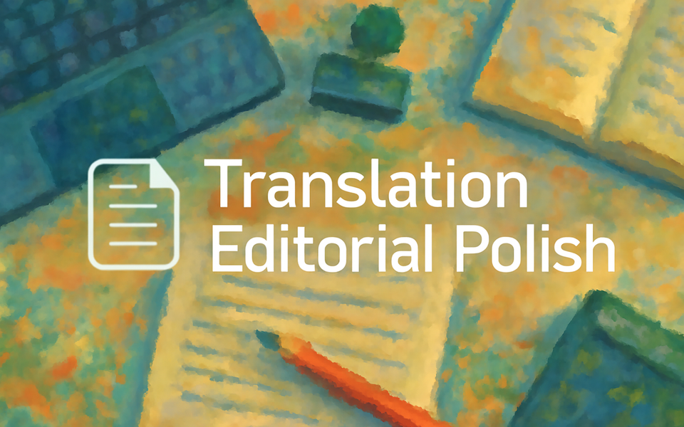 Translation & Editorial Polish - promo
