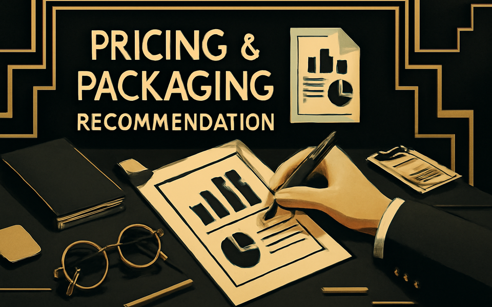 Pricing & Packaging Recommendation - promo